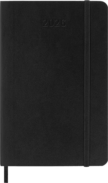 Agenda 2026 Msk Plan Week 7d/1p pocket sc black