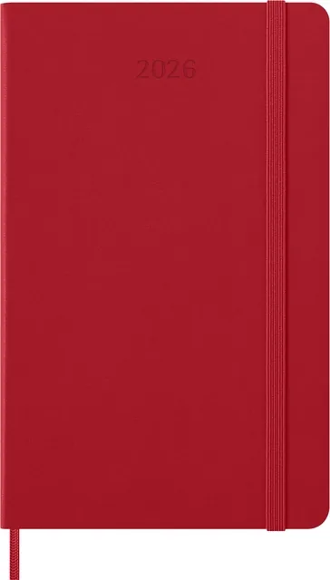 Agenda 2026 Msk Plan Week 7d/1p L hc scarlet red