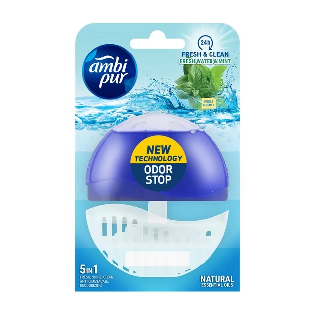 Toiletblok Starterkit Ambi Pur FreshWaterMint 55ml