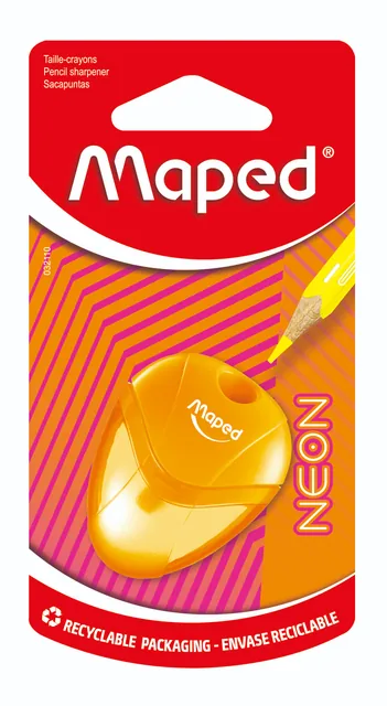 Puntenslijper Maped Neon Igloo 1gaats assorti