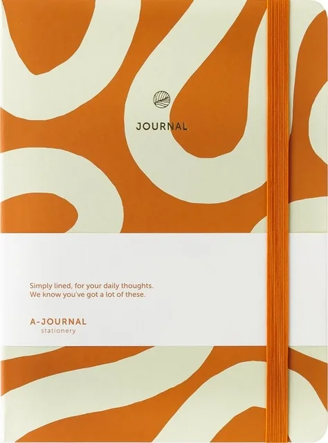 Notitieboek A5 Flow oranje A Journal