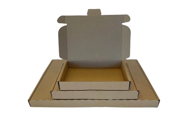 Brievenbusbox IEZZY A4 360x255x26mm karton bruin