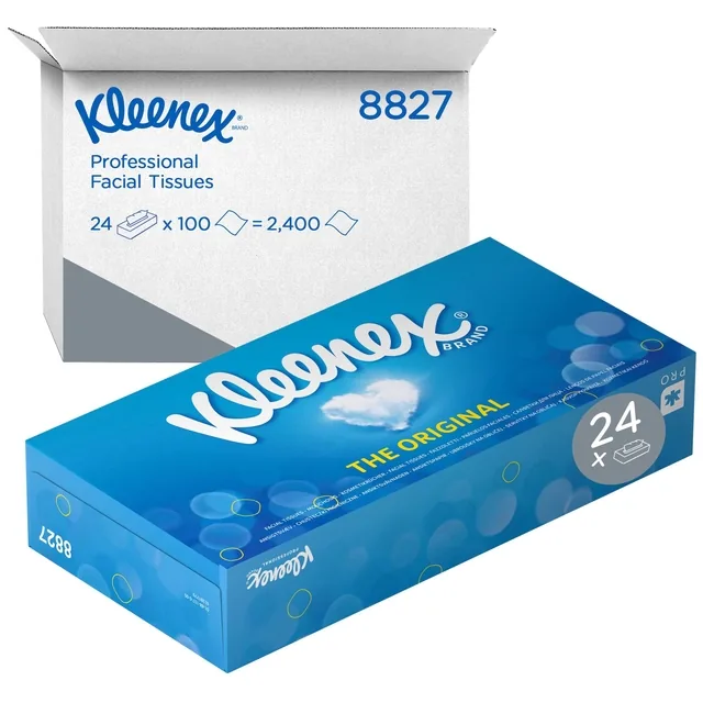 Facial tissues Kleenex 2laags 100 vel wit 8827