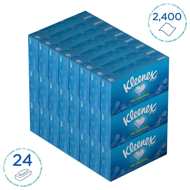 Facial tissues Kleenex 2laags 100 vel wit 8827