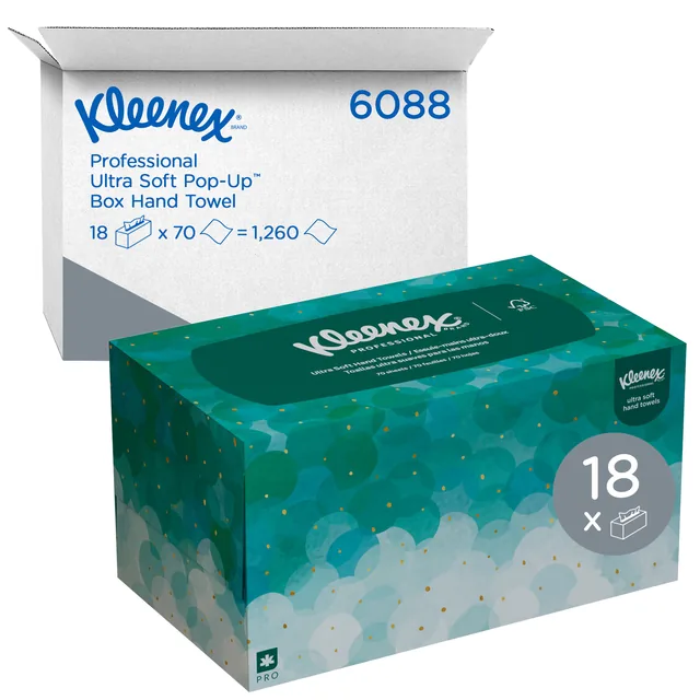 Handdoek Kleenex Ultra Popup 1laags 70 vel 6088