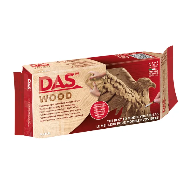 Boetseerklei DAS luchthardend 700 gram hout