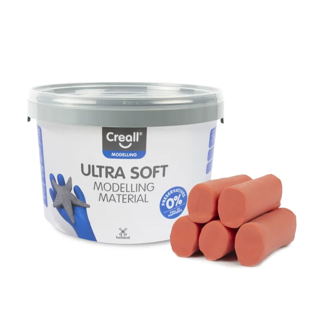 Klei Creall Play-it Ultra Soft helder rood 1100gr