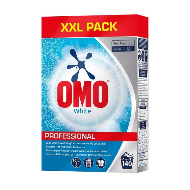 Wasmiddel Omo Pro Formula poeder wit 7kg 140 sc