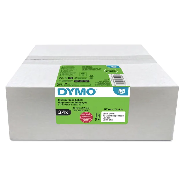 Etiket Dymo LabelWriter multifunctioneel 32x57 24s