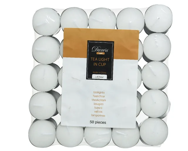 Theelicht Decoris 6 uur