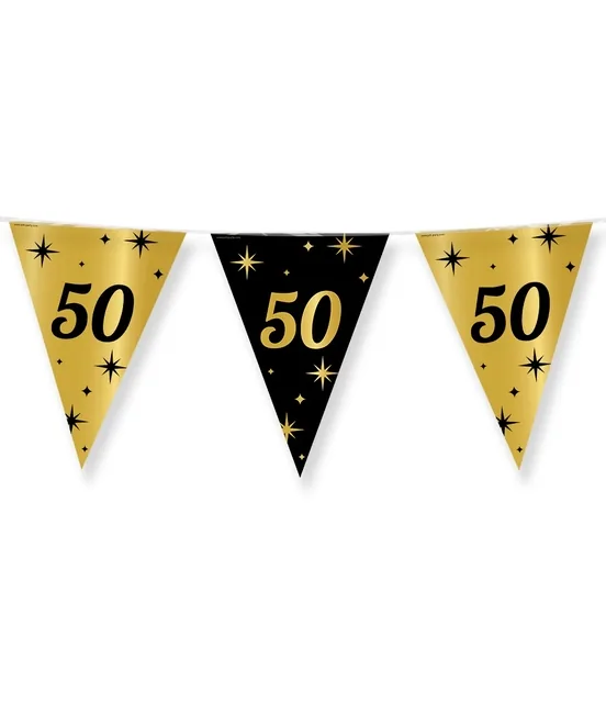 Classy Party flags foil 50
