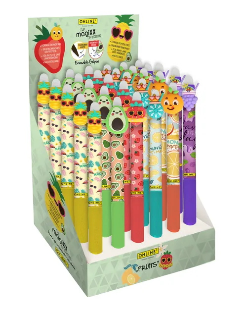 Gelschrijver Online Magixx Fun Fruits 0.7mm ass