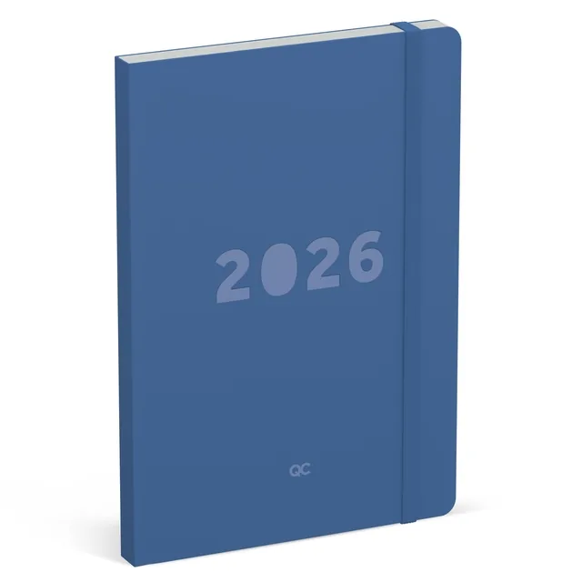 Agenda 2026 Lannoo bureau A5 QC Colour 7d/2p blauw