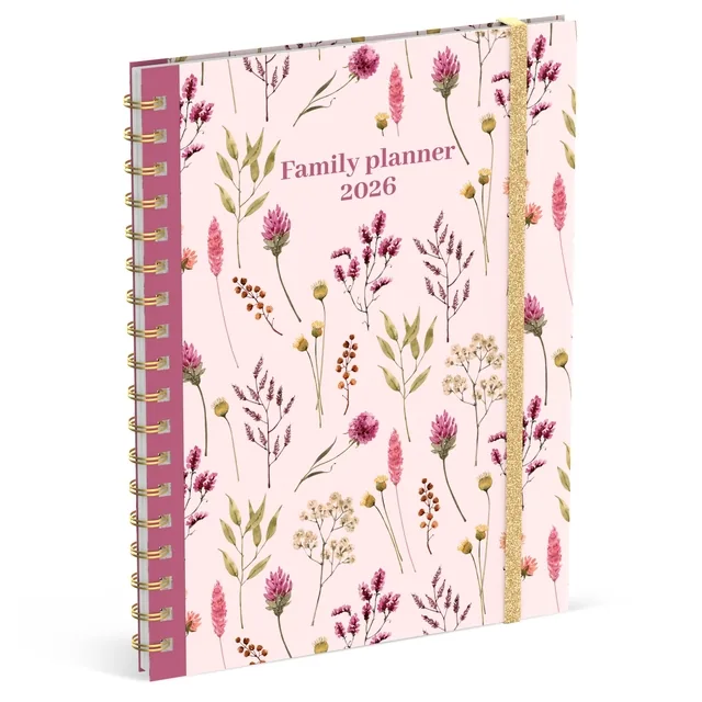 Famagenda 2026 Lannoo Flowers bouquet 7d/2p roze