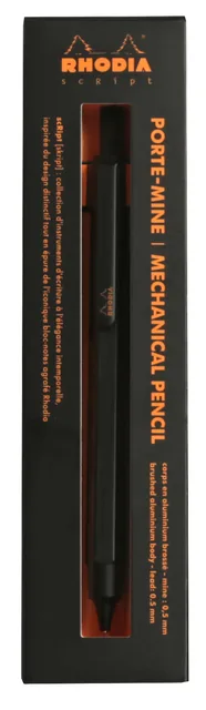 Vulpotlood Rhodia scRipt 0.5mm zwart