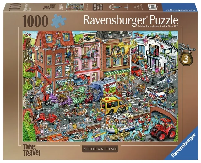 Puzzel Ravensburger Ray's comic Modern Time 1000st