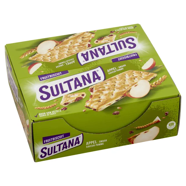Fruitbiscuit Sultana appel 3 pack