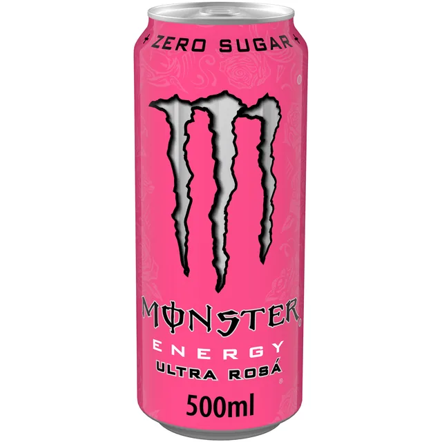 Energiedrank Monster ultra rosa blik 500ml