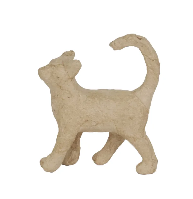 Figuur Décopatch kat rechtopstaand 11x3.5x12cm