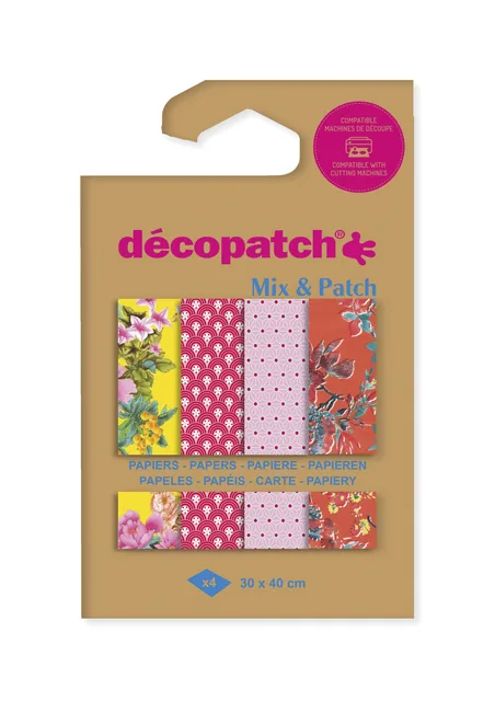 Hobbypapier Décopatch 30x40cm 4v Wandeling Kyoto