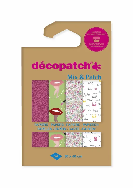 Hobbypapier Décopatch 30x40cm 4v Ode aan de vrouw