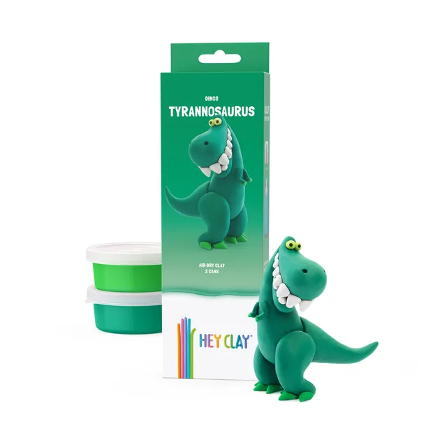 Klei Hey Clay dinos set 3 delen