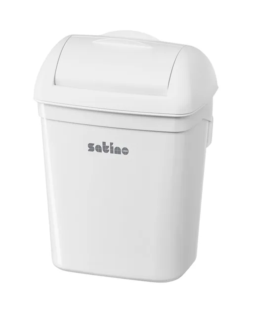 Dameshygienebak Satino 8 liter wit 332560