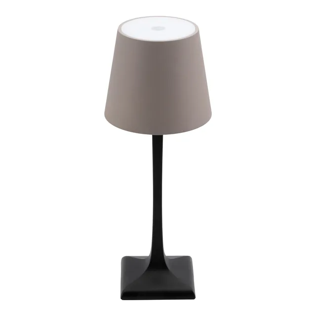 Tafellamp Securit Milano LED opl dimbaar taup-zwrt