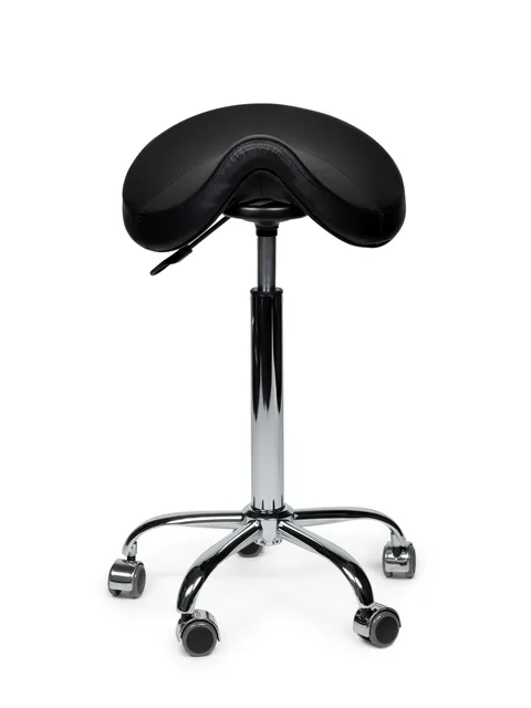 Premium zadelkruk zwart standaard