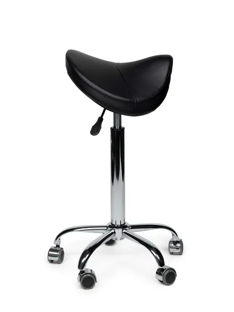Premium zadelkruk zwart standaard