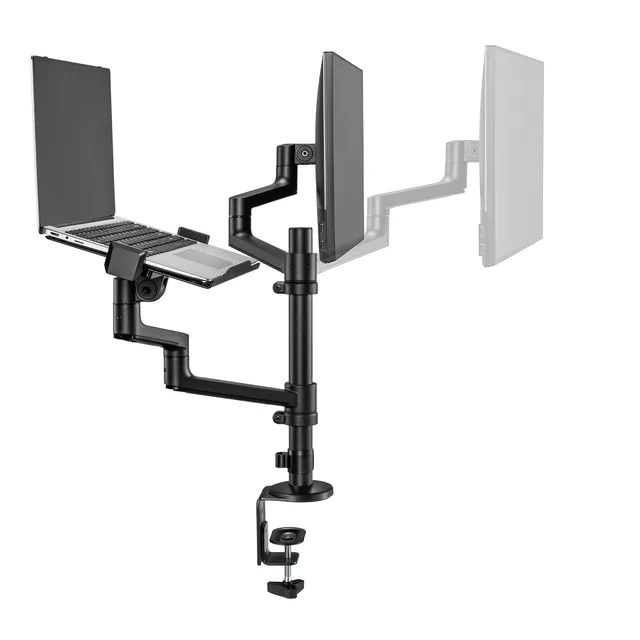 Monitorarm + laptophouder Neomounts NEXT DS20 zw