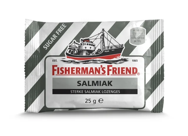 Keelpastilles Fishermans Friend salmiak suikervrij