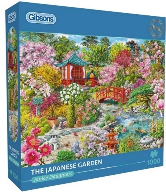 Puzzel Gibsons Japanese Garden 1000st