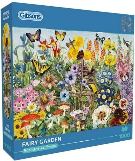 Puzzel Gibsons Fairy Garden 1000st