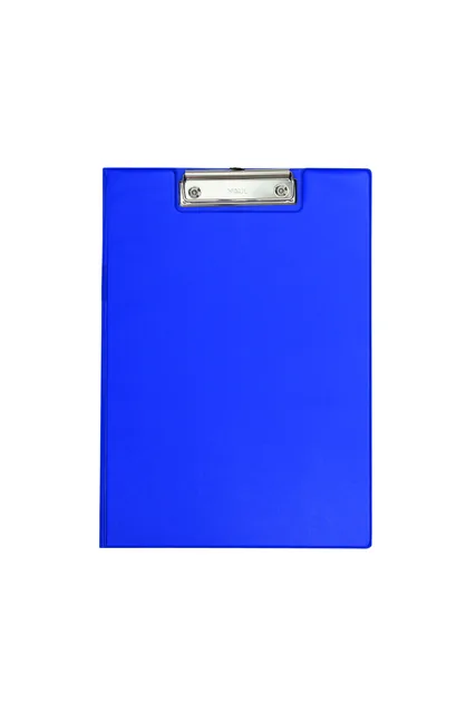 Klembordmap MAUL A4 staand PVC met penlus blauw