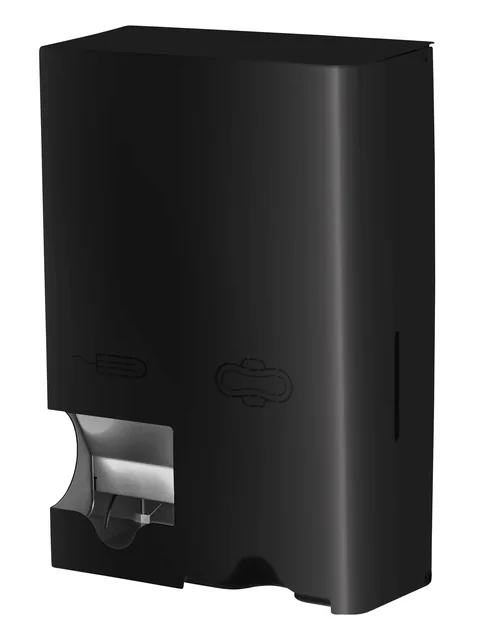 Dameshygiënedispenser klein RVS zwart MQSTB M