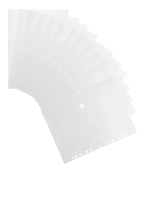 Enveloptas Djois CC A4 horizontaal geperf trans