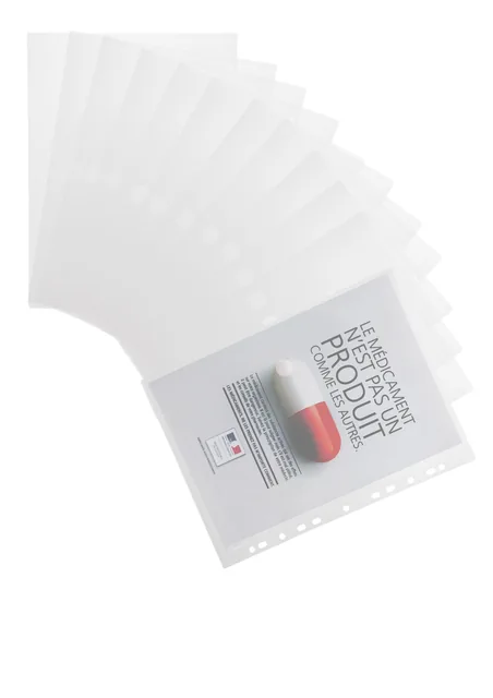 Enveloptas Djois CC A4 horizontaal geperf trans
