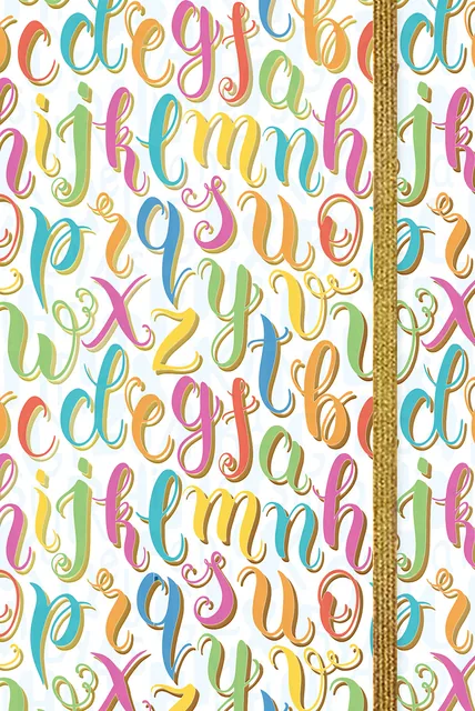 Notitieboekje letters TC 150-110mm Multi Papier