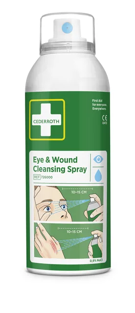 Oog en wondreinigende Spray Cederroth 150ml