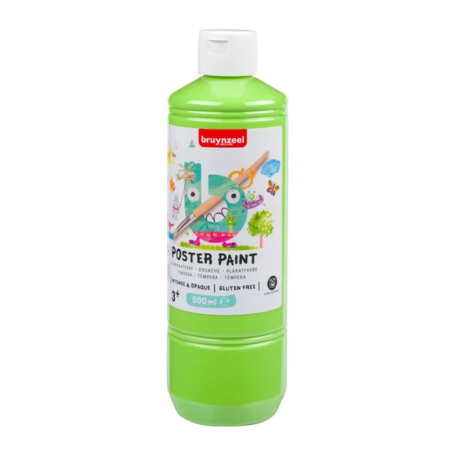 Plakkaatverf Bruynzeel fles 500ml lentegroen