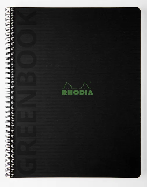 Notitieboek Rhodia Greenbook recycled A4+ lijn sc