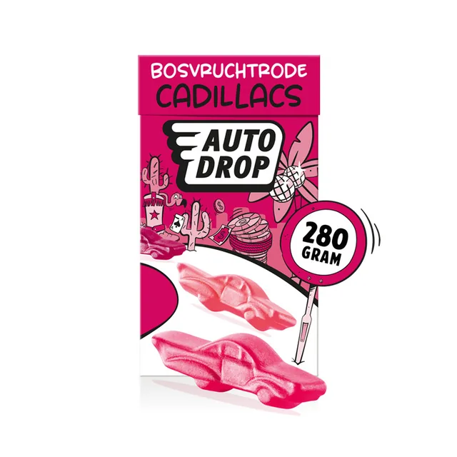 Autodrop rode Cadillacs pak 280gr