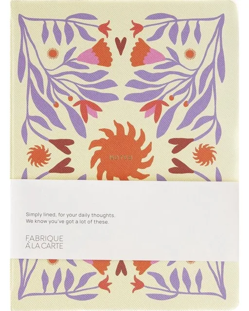 Notitieboek A- Journal Fabrique Palmtree Pink