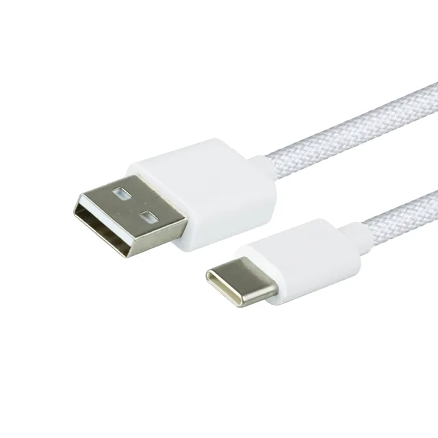 Kabel Green Mouse USB-A to USB-C data Woven 2m