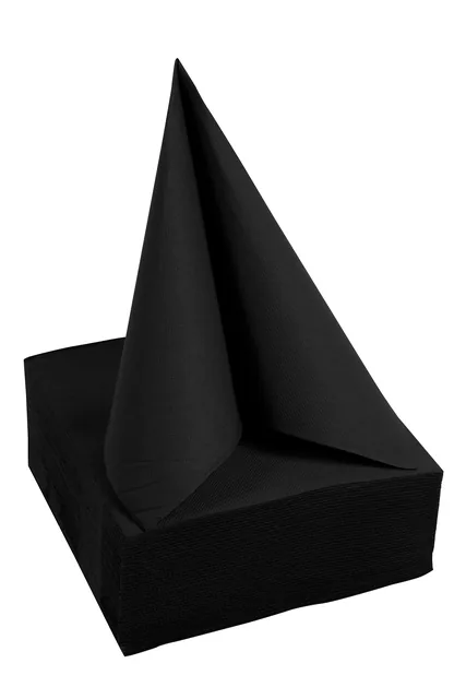 Servet Pronappe 380x380mm 40 vel zwart
