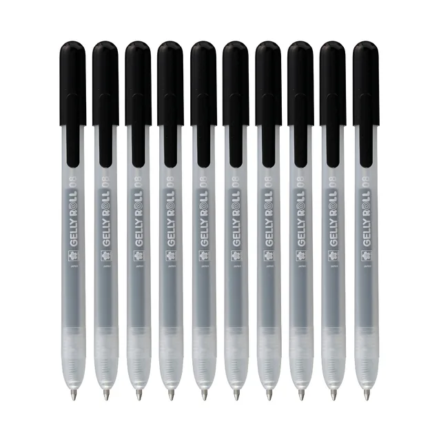 Gelschrijver Sakura Gelly Roll Classic 10st zwart