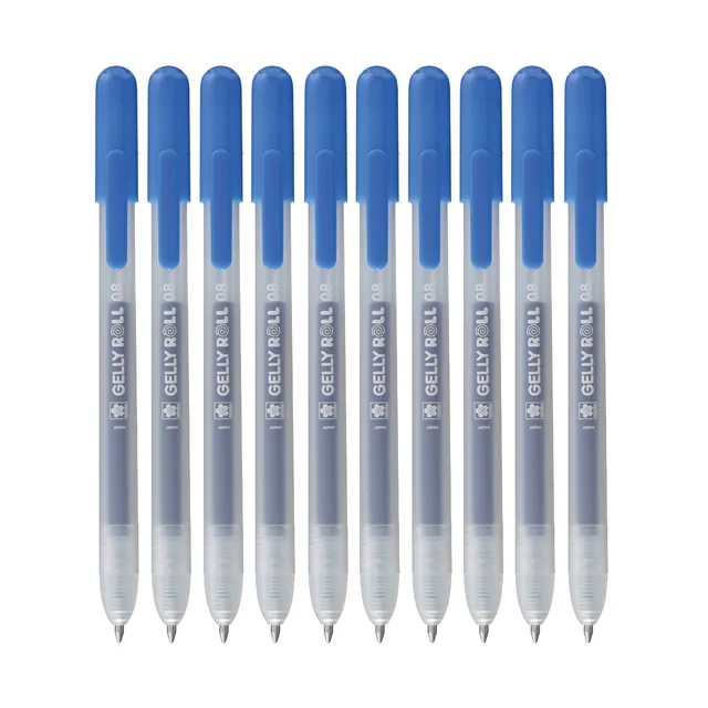 Gelschrijver Sakura Gelly Roll Classic 10st blauw