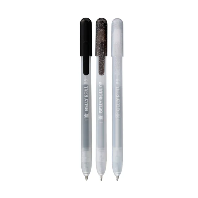 Gelschrijver Sakura Gelly Roll Special 3st zilver