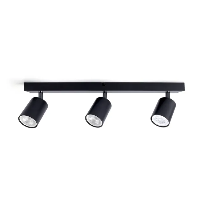 Plafondspot Integral Siena 3 spot IP20 GU10 zwart